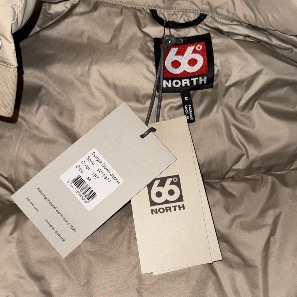 Route 66 Beige Puffer Jacket - Picture 2 of 7